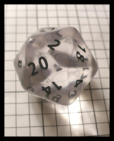 Dice : Dice - 20D - Crystal Caste Large 20D Clear - Ebay July 2010